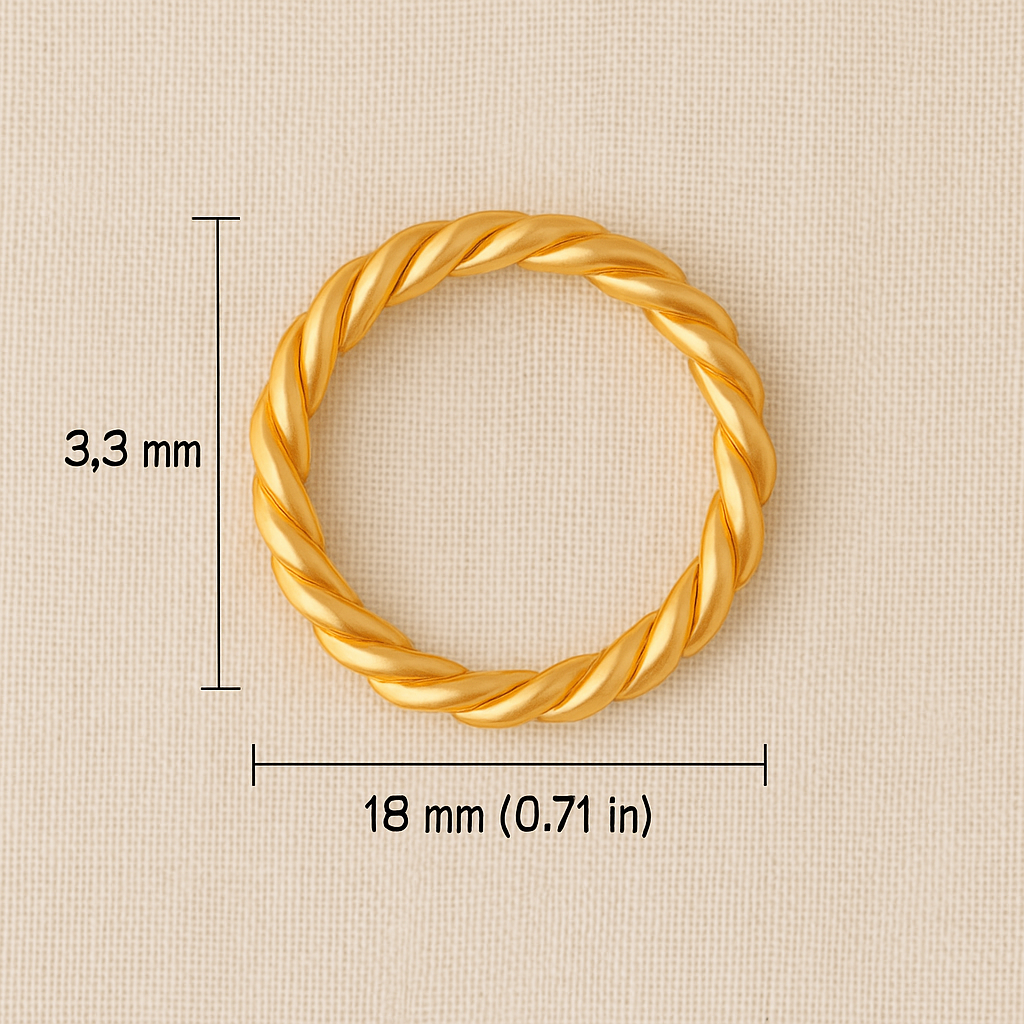 Twisted Rope Ring