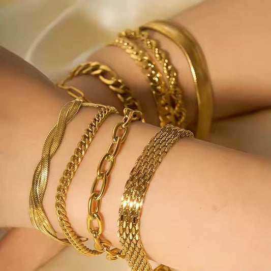 The Elemental Stack – Set of 4 Bracelets